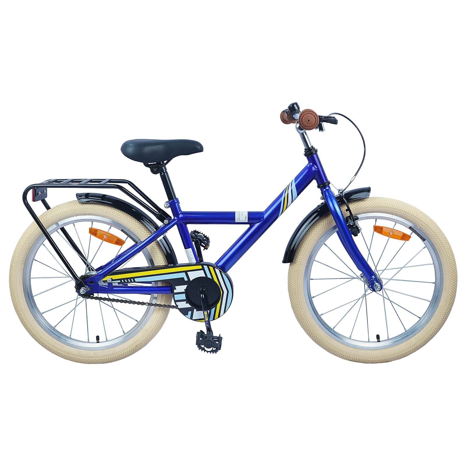 Kinderfiets 24 Inch Donkerblauw - 54% Korting