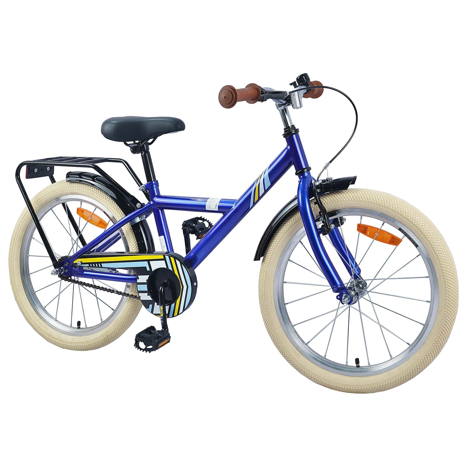 Kinderfiets 24 Inch Donkerblauw - 54% Korting