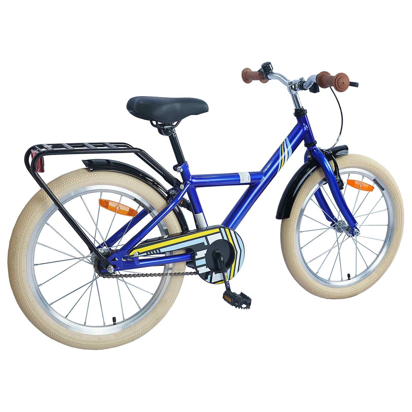Kinderfiets 24 Inch Donkerblauw - 54% Korting