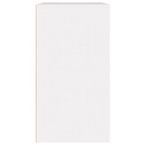 Cosmeticakast Bewerkt Hout Wit 80x40x75 cm - 57% Korting!