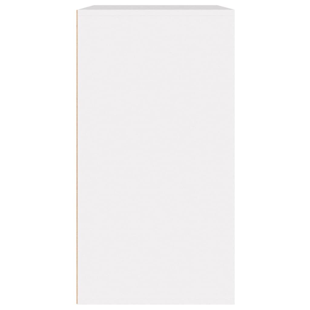Cosmeticakast Bewerkt Hout Wit 80x40x75 cm - 57% Korting!