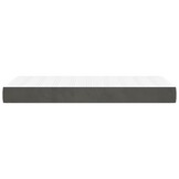 vidaXL Pocketveringmatras 100x200x20 cm Donkergrijs - 30% Korting