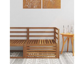 vidaXL Hoekbank Acaciahout Naturel 83x83x73 cm - 53% Korting