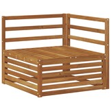 vidaXL Hoekbank Acaciahout Naturel 83x83x73 cm - 53% Korting
