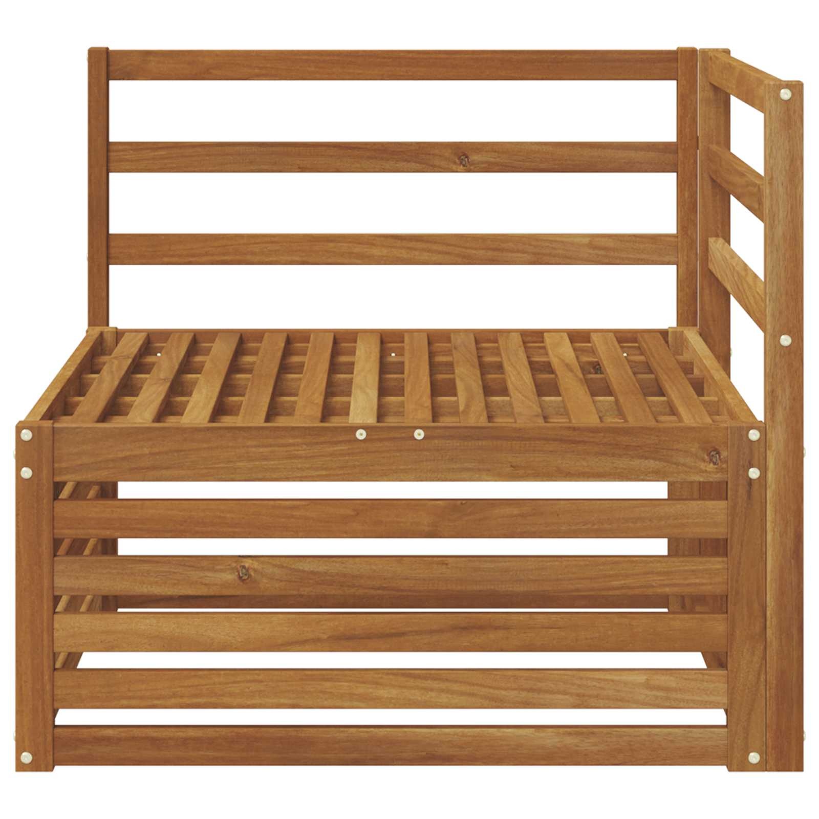 vidaXL Hoekbank Acaciahout Naturel 83x83x73 cm - 53% Korting