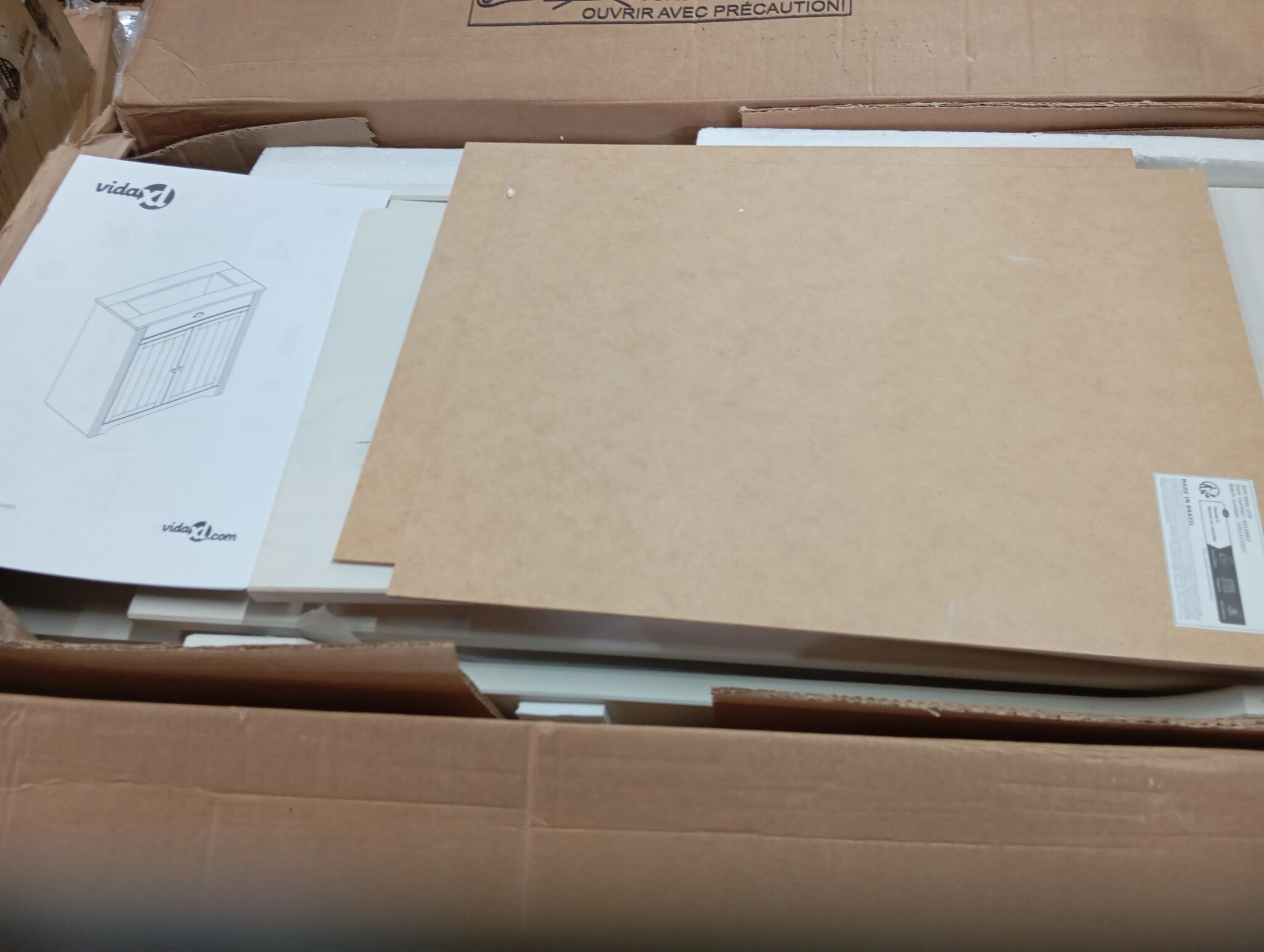 vidaXL BODO Wastafelkast Wit 70x35x80 cm - 54% Korting