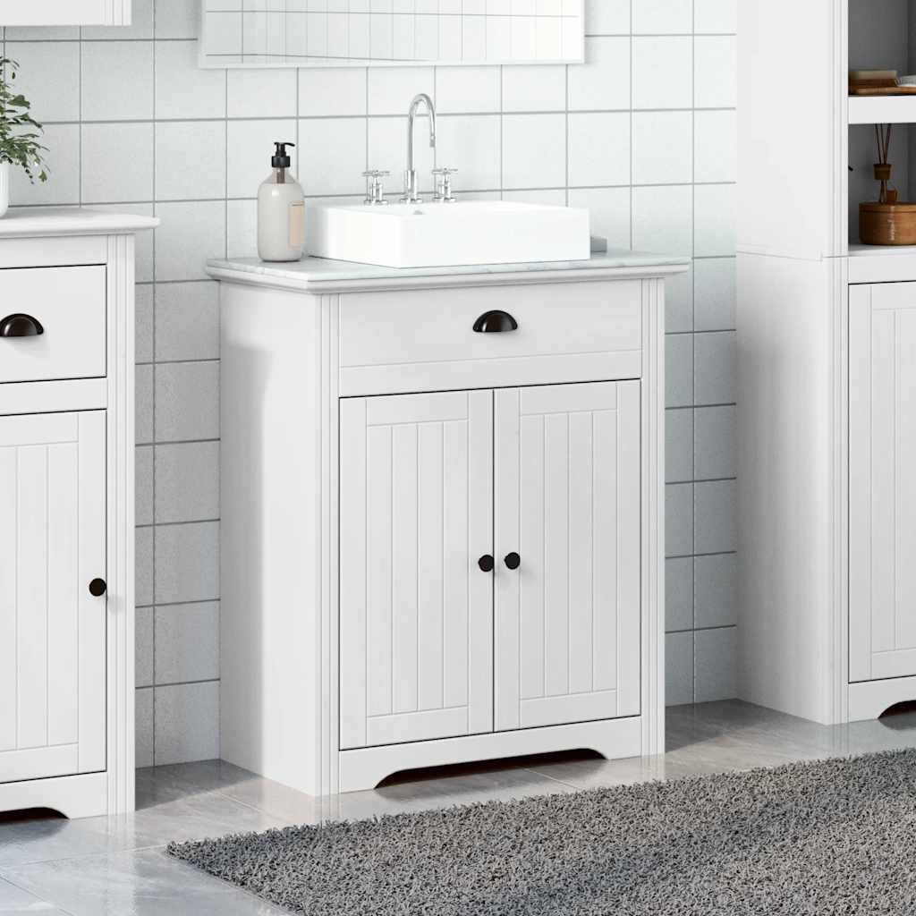 vidaXL BODO Wastafelkast Wit 70x35x80 cm - 54% Korting