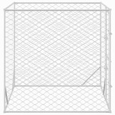 vidaXL Hondenkennel Buiten 2x2x2m Gegalvaniseerd Staal Zilver - 34% Korting!