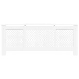 vidaXL Verstelbare Radiatorombouw Wit 205 cm MDF - 34% Korting