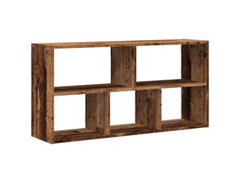 VidaXL Wandschap 100x25x50 cm Oud Houtkleurig Bewerkt Hout - 33% Korting