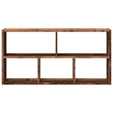 VidaXL Wandschap 100x25x50 cm Oud Houtkleurig Bewerkt Hout - 33% Korting