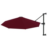 Wandparasol Bordeauxrood 300 cm - 34% Korting