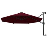 Wandparasol Bordeauxrood 300 cm - 34% Korting