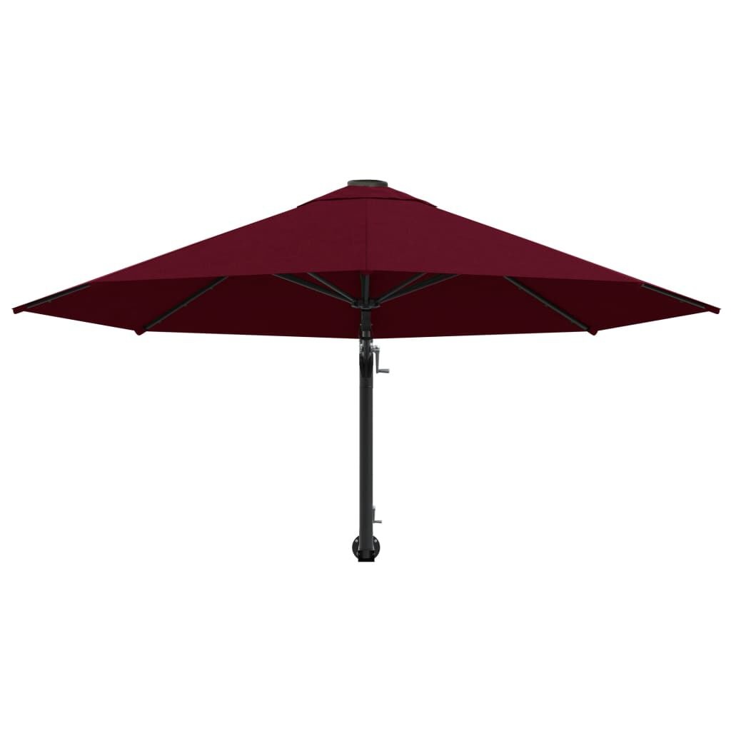 Wandparasol Bordeauxrood 300 cm - 34% Korting