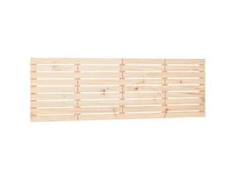 vidaXL Hoofdbord Wandmontage Grenenhout 206x3x63 cm - 53% Korting