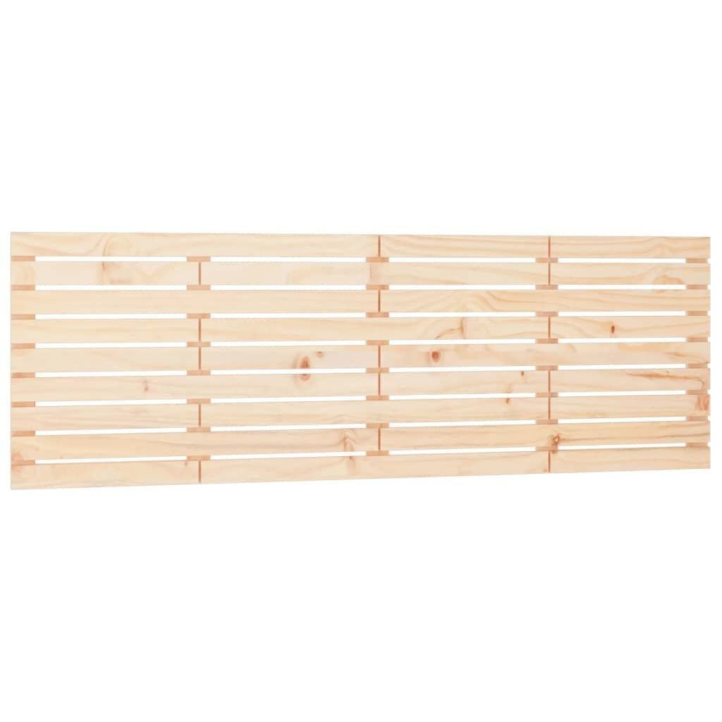 vidaXL Hoofdbord Wandmontage Grenenhout 206x3x63 cm - 53% Korting
