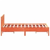 Massief Grenen Bedframe 120x200cm Wasbruin - 54% Korting