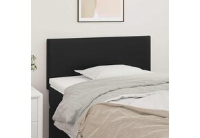 Hoofdbord Kunstleer Zwart 90x5x78/88 cm - 59% Korting
