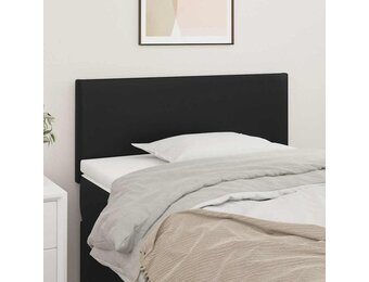 Hoofdbord Kunstleer Zwart 90x5x78/88 cm - 51% Korting