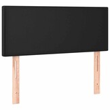 Hoofdbord Kunstleer Zwart 90x5x78/88 cm - 51% Korting