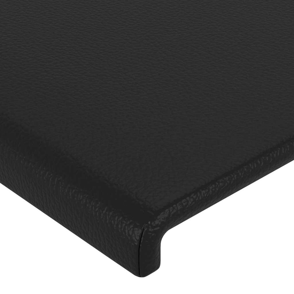 Hoofdbord Kunstleer Zwart 90x5x78/88 cm - 51% Korting