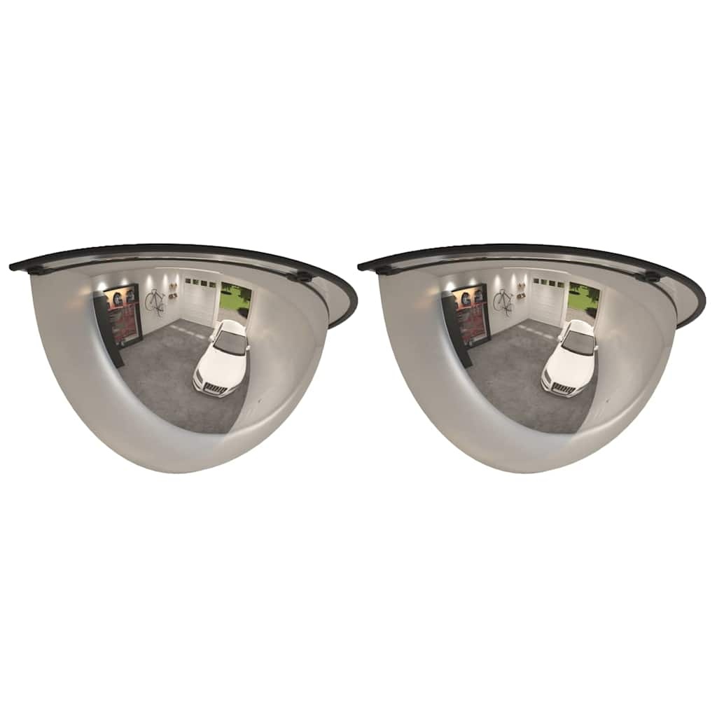 vidaXL Verkeersspiegel Halve Bol 2 stuks Ø 30 cm Acryl - 53% Korting
