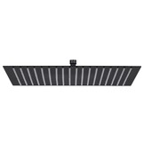 Regendouchekop Zwart 50x50 cm RVS - 53% Korting