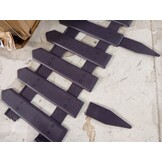 Gazonranden 25 stuks - 10m PP Antraciet - 56% Korting