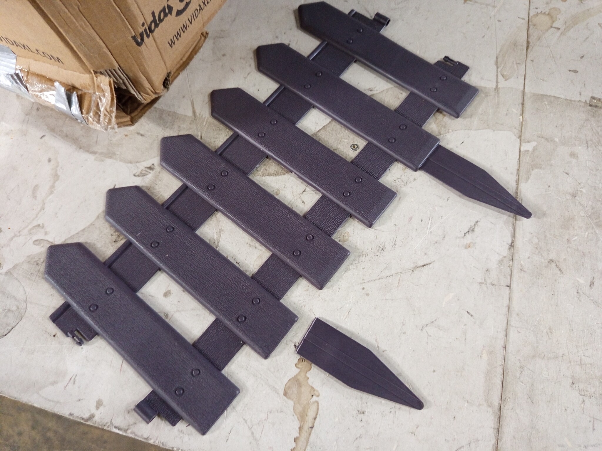 Gazonranden 25 stuks - 10m PP Antraciet - 56% Korting