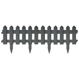 Gazonranden 25 stuks - 10m PP Antraciet - 56% Korting