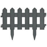 Gazonranden 25 stuks - 10m PP Antraciet - 56% Korting
