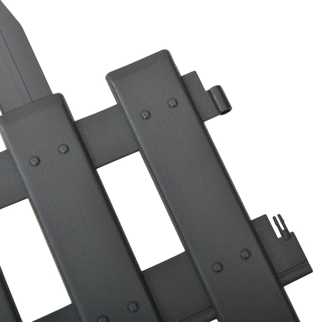 Gazonranden 25 stuks - 10m PP Antraciet - 56% Korting