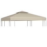 VidaXL Vervangend Tentdoek Prieel 3x3m Beige - 34% Korting