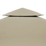 VidaXL Vervangend Tentdoek Prieel 3x3m Beige - 34% Korting