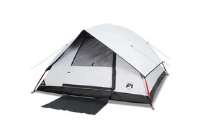 Koepeltent 6-persoons waterdicht & verduisterend Wit | -52%