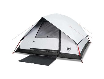 vidaXL Koepeltent 6-persoons - Waterdicht & Verduisterend - Wit (35% Korting)