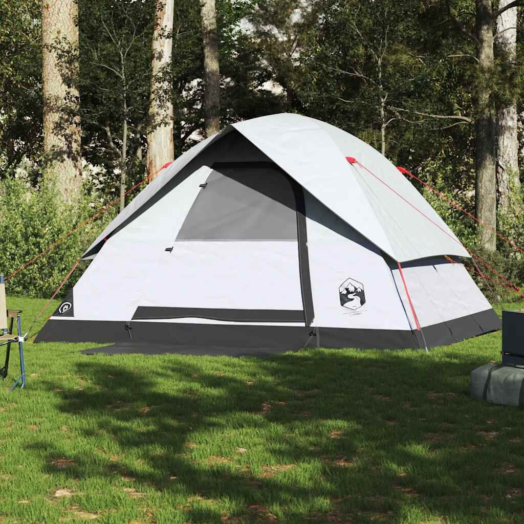 vidaXL Koepeltent 6-persoons - Waterdicht & Verduisterend - Wit (35% Korting)
