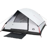 vidaXL Koepeltent 6-persoons - Waterdicht & Verduisterend - Wit (35% Korting)