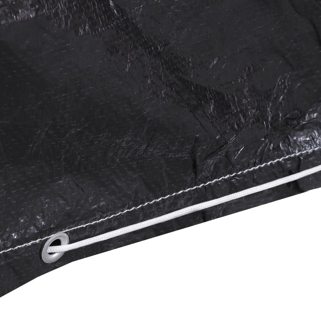 vidaXL Schommelbankhoes Zwart 185x117x170 cm - 32% Korting