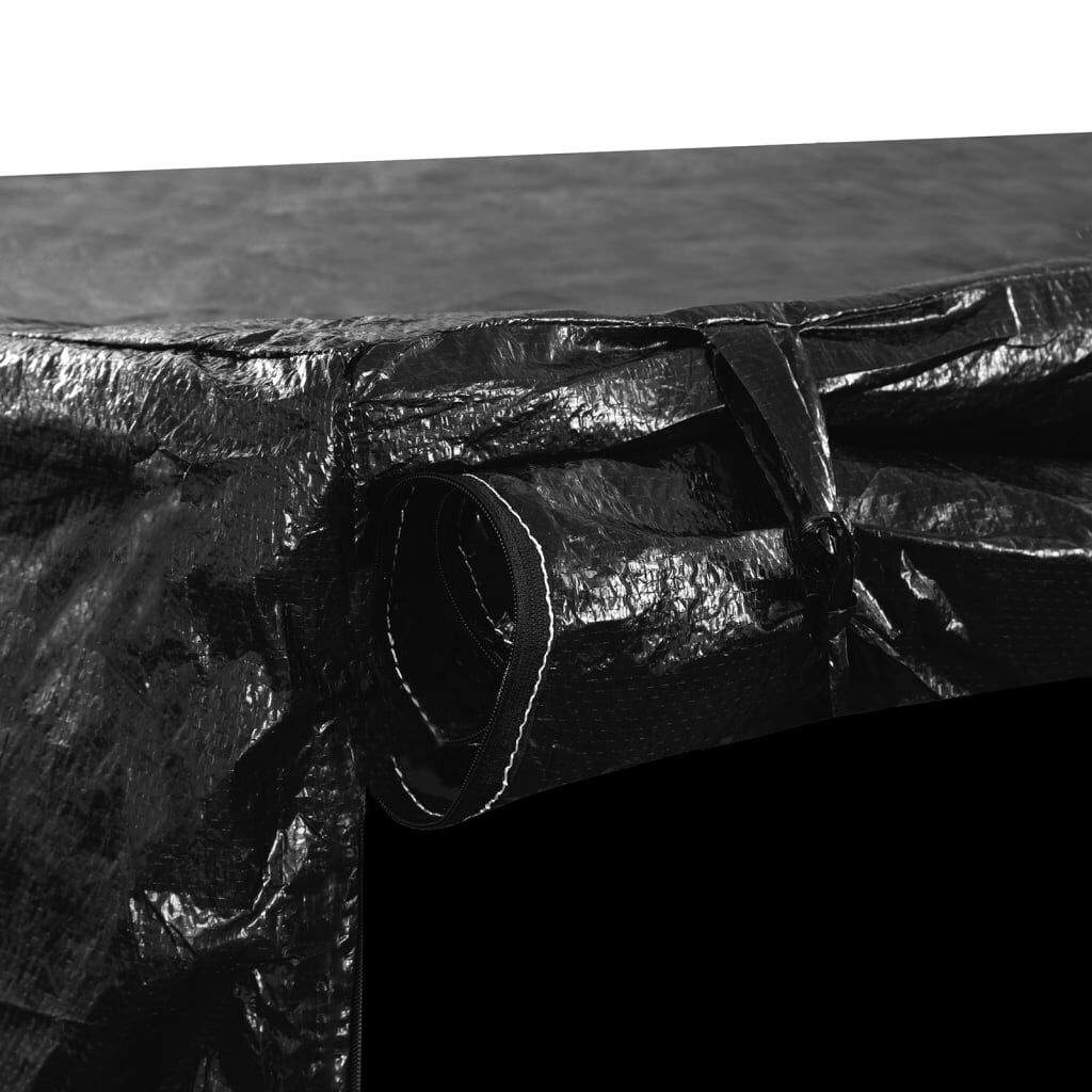 vidaXL Schommelbankhoes Zwart 185x117x170 cm - 32% Korting