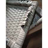 Hottub Opstap Beige Poly Rattan & Acaciahout (58% Korting)