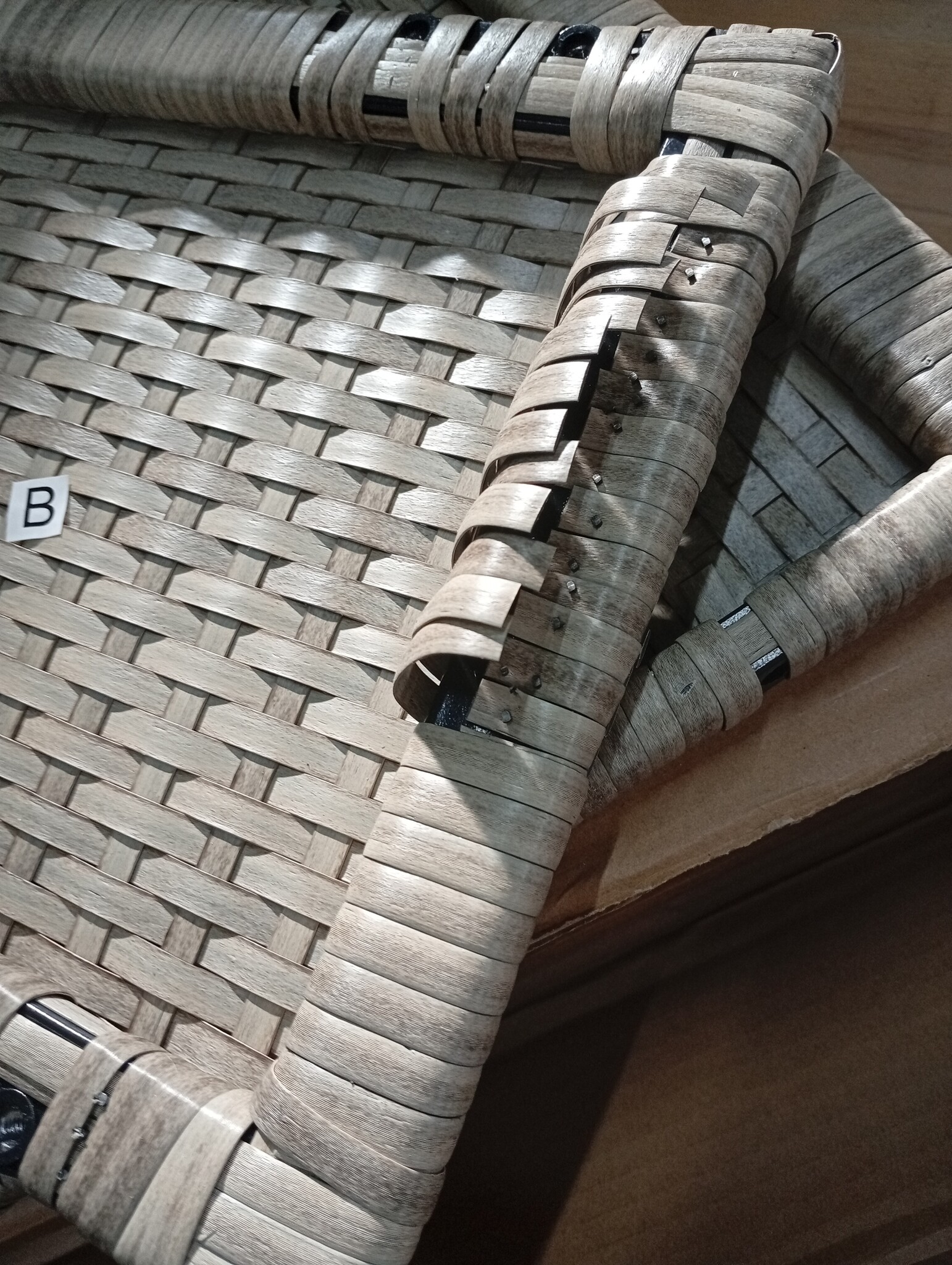 Hottub Opstap Beige Poly Rattan & Acaciahout (58% Korting)