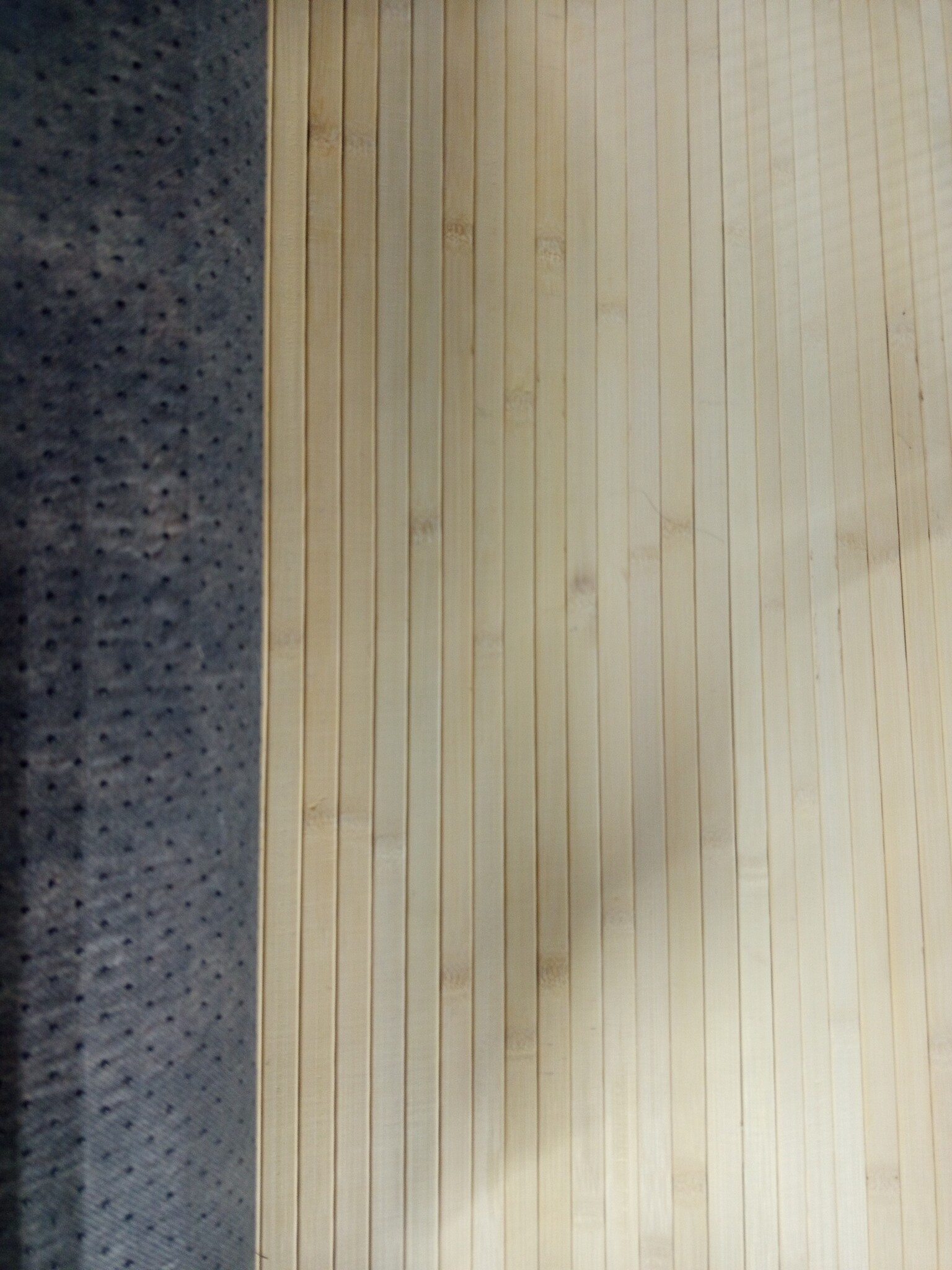 Bamboe vloerkleed 80x300 cm Naturel - 53% Korting