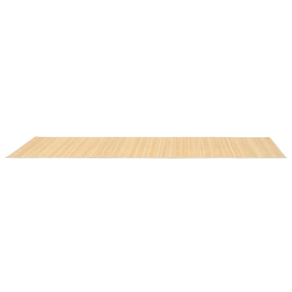 Bamboe vloerkleed 80x300 cm Naturel - 53% Korting