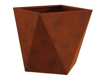 Plantenbak Roestig Staal 40x40x40 cm - 52% Korting