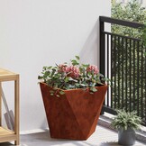 Plantenbak Roestig Staal 40x40x40 cm - 52% Korting