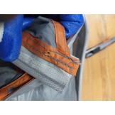 vidaXL Caravan Tent 5-persoons Grijs/Oranje - 54% Korting