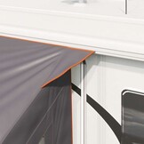 vidaXL Caravan Tent 5-persoons Grijs/Oranje - 54% Korting