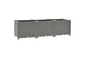 Verhoogde Plantenbak 120x40x38 cm Polypropeen - 57% Korting
