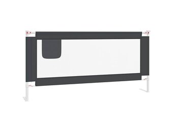 Bedhekje voor peuters - 190x25 cm - Donkergrijs - 34% Korting